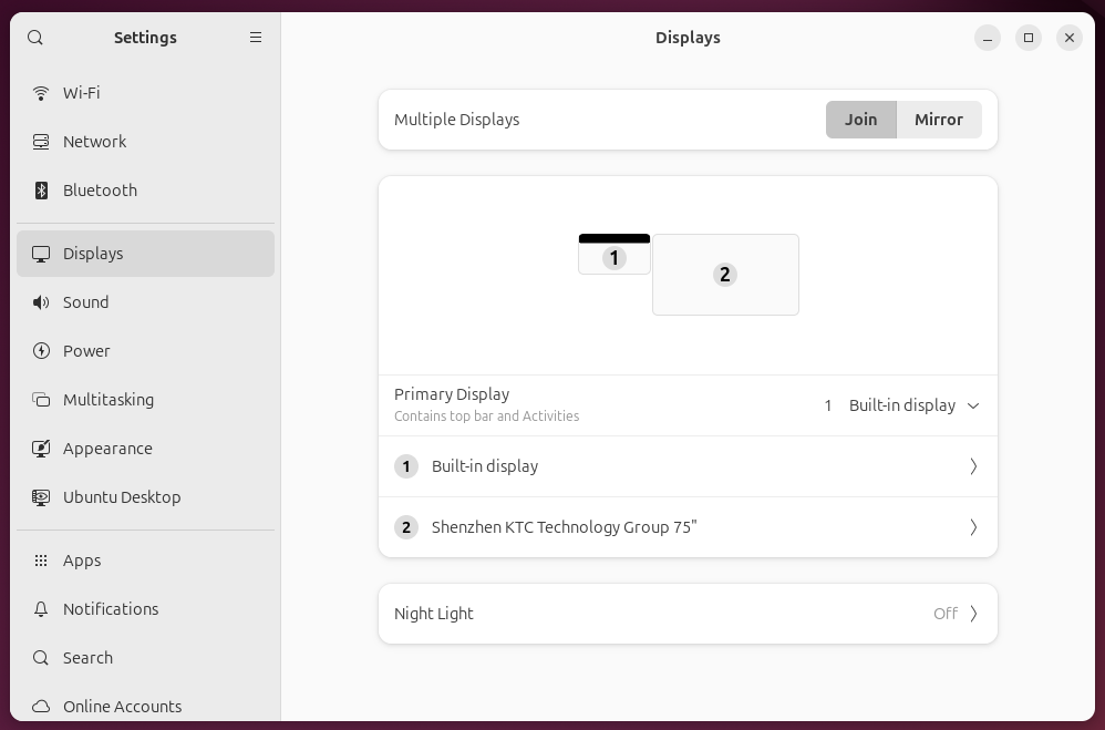 partage d'écran avec Gnome